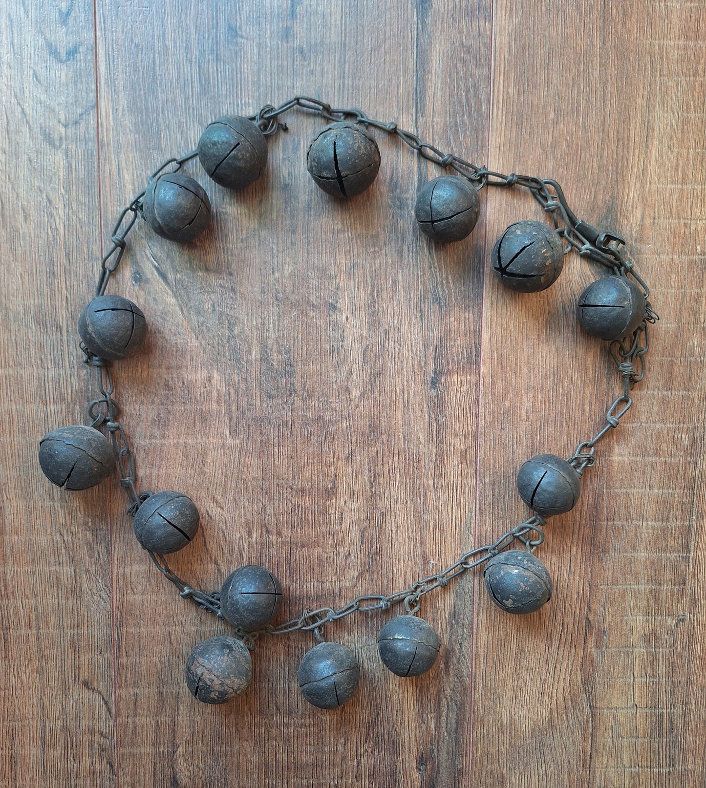 Old Nepalese shamanic bell chain #3