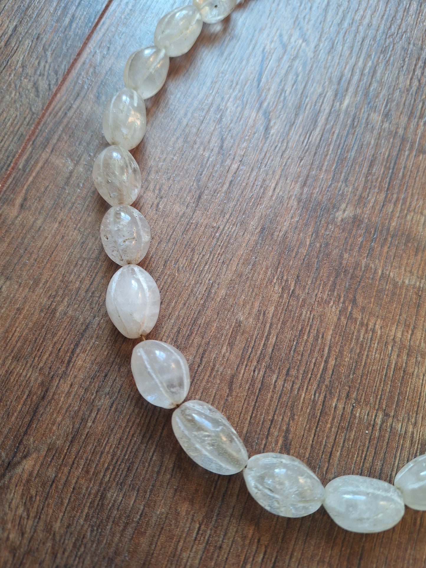 Vintage Himalayan quartz crystal necklace