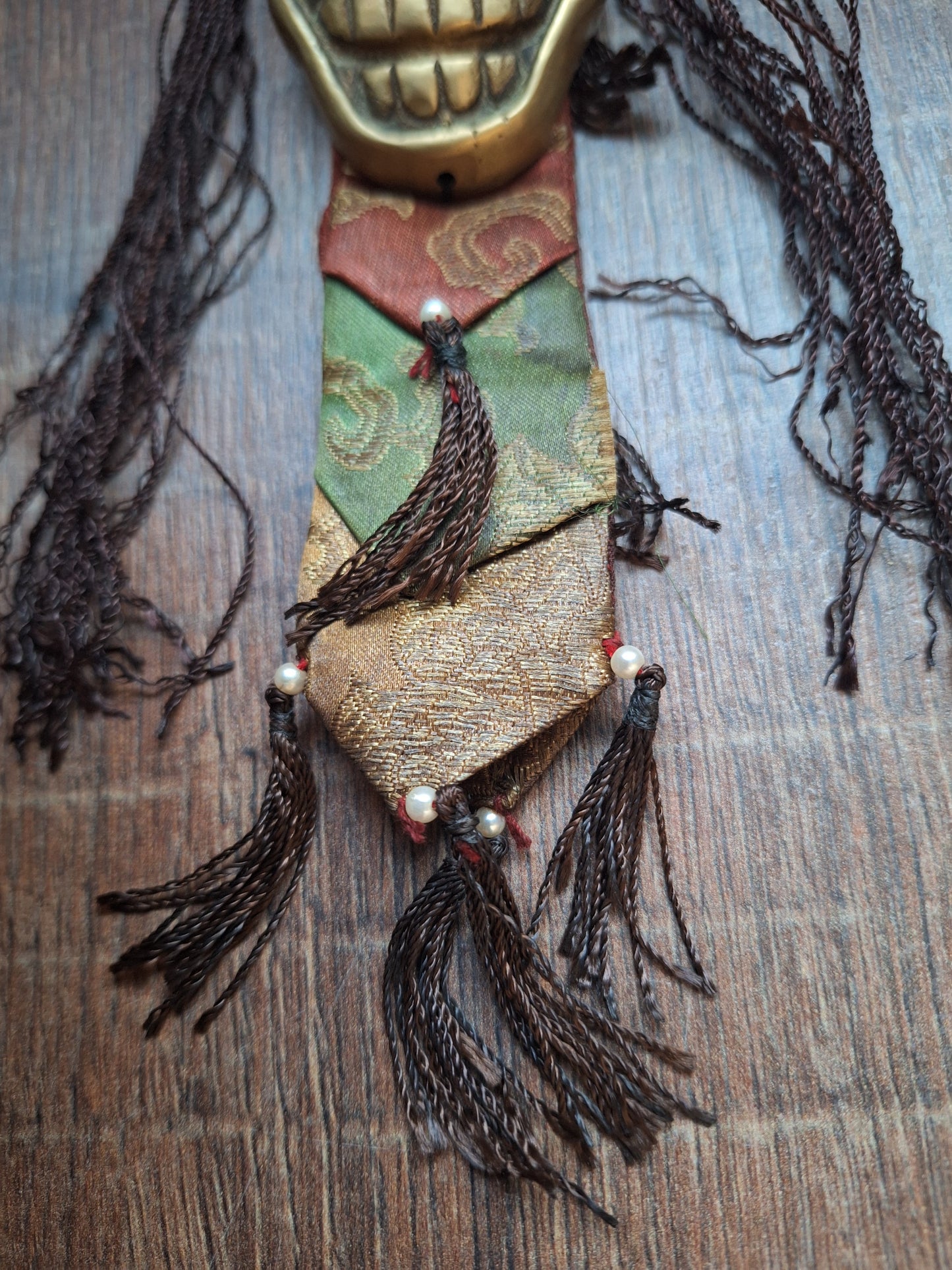 Vintage Tibetan amulet wallhanger Citipati