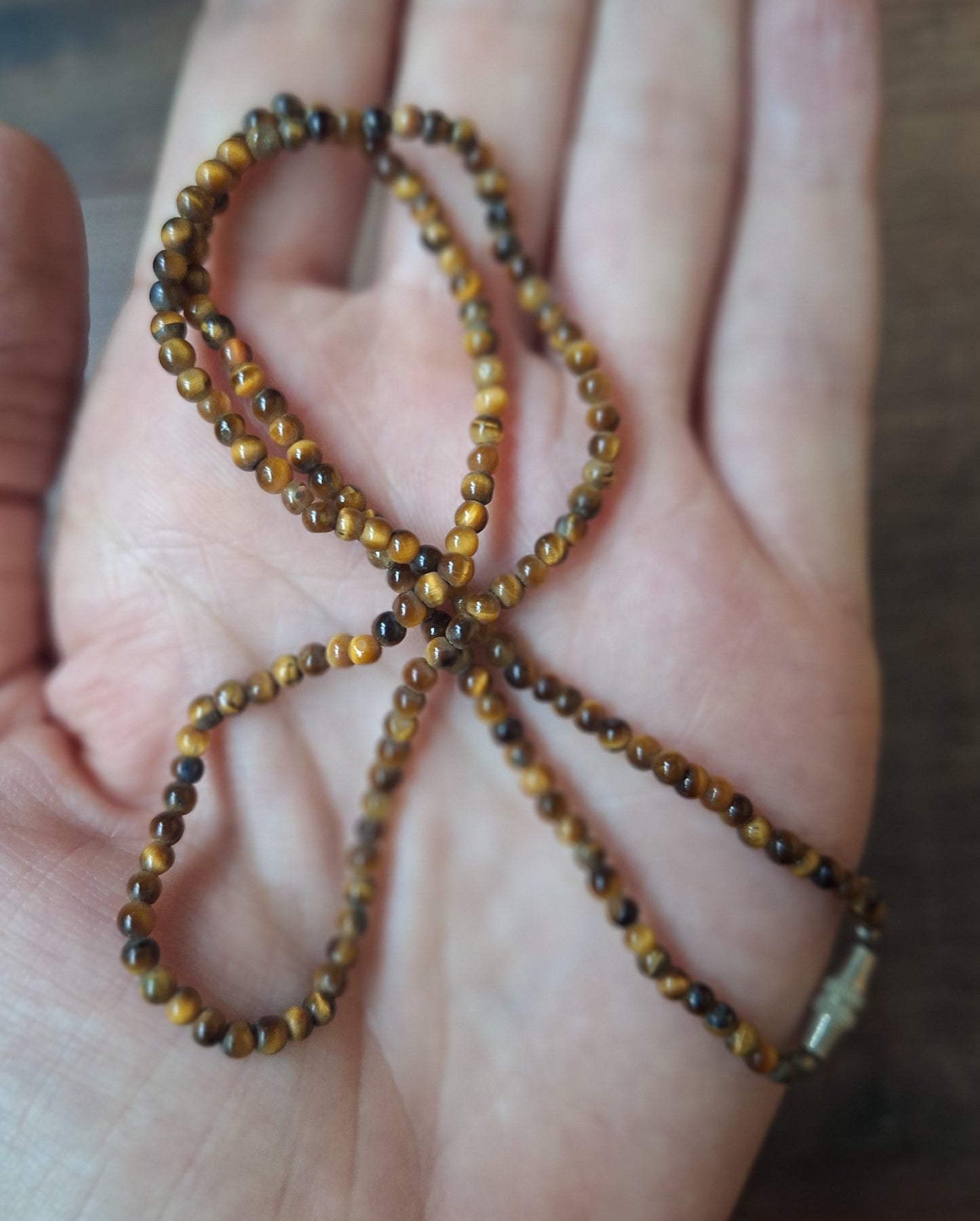 Vintage tiger's eye necklace