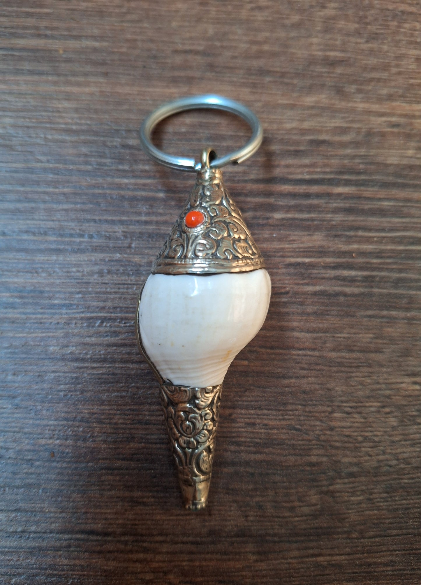 Conch shell keychains
