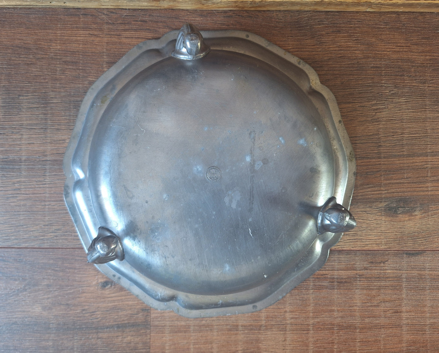 Vintage pewter bowl for burning incense or herbs #3