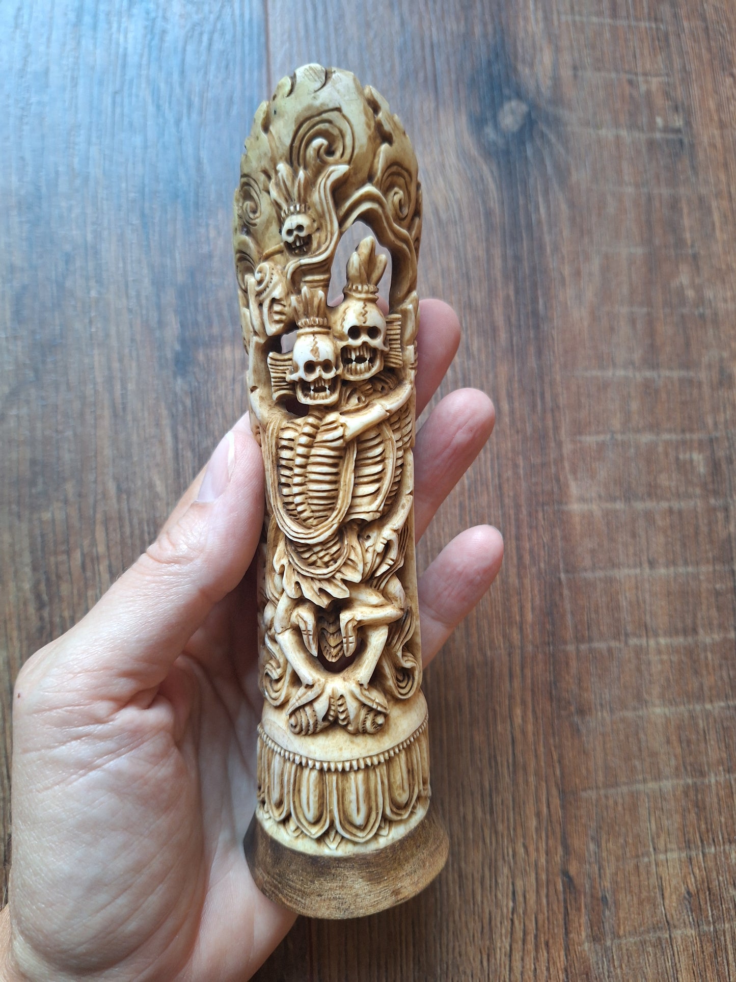 Bone carving Citipati
