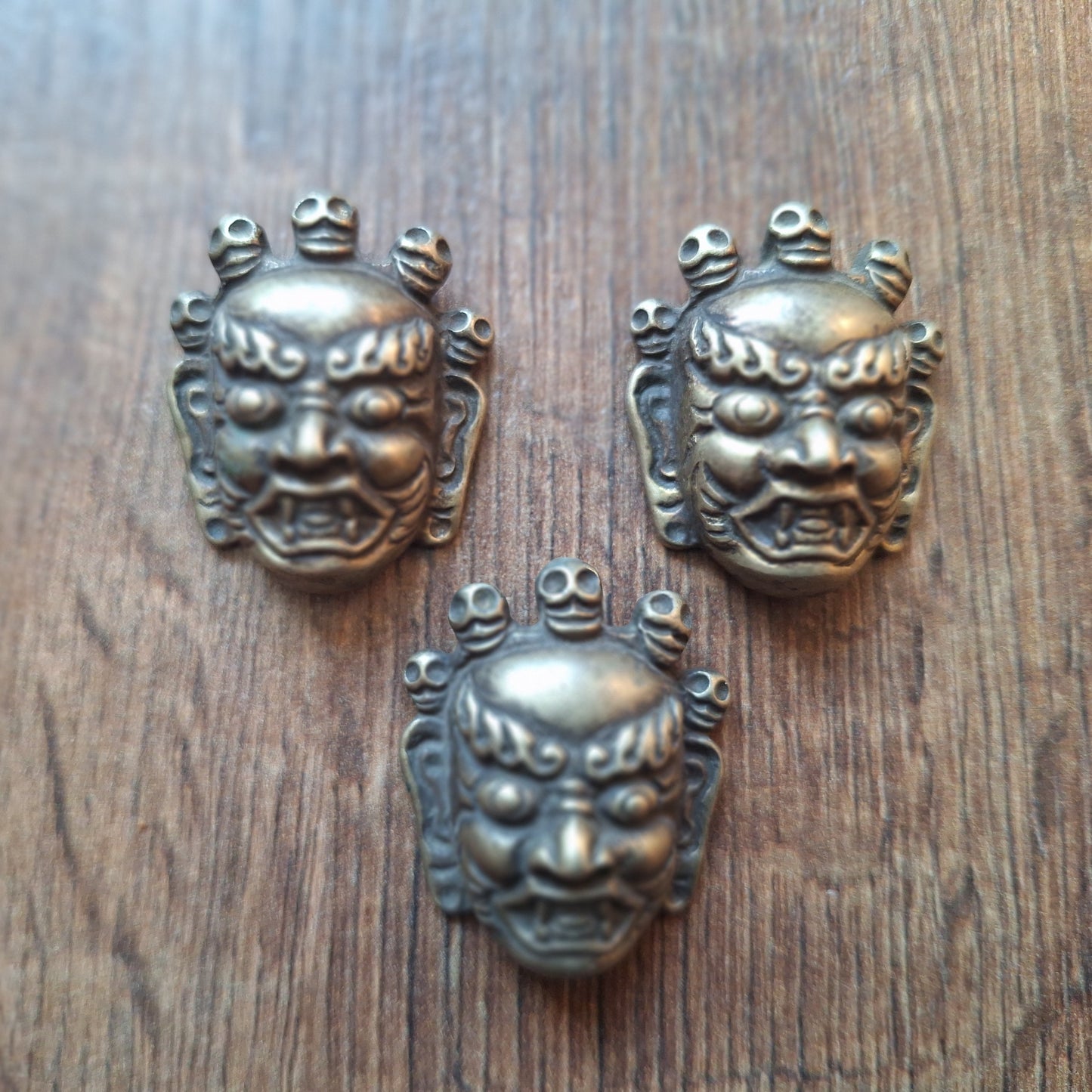 Bronze pendant Mahakala