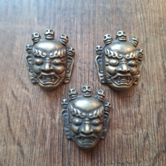 Bronze pendant Mahakala
